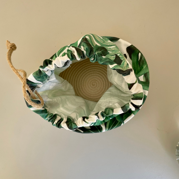 Drawstring Basket Bag